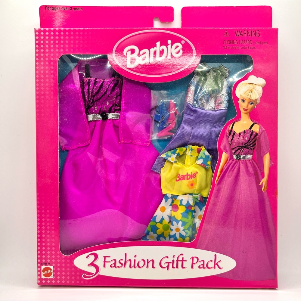 NIB/NRFP Vintage - Barbie 3 Fashion Gift Pack (1998)